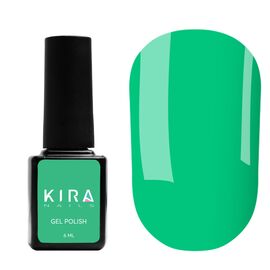 KIRA NAILS Гель лак №182 (блакитнувато-зелений), 6 мл, № гель лаку: 182, Об'єм: 6 мл, image 