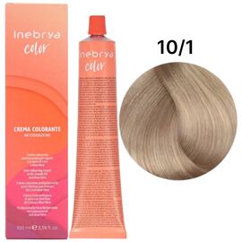 INEBRYA Color Стійка крем-фарба 10/1 Світлий попелястий платиновий блондин, 100 мл, Об'єм: 100 мл, Відтінок: 10/1, image 