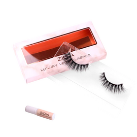 ZIDIA Lashes, style Princess Charm (false mink) 1 pair, reusable, image 