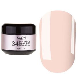 MOON FULL French base Premium Френч база №34, 30 мл, Об'єм: 30 мл, image 