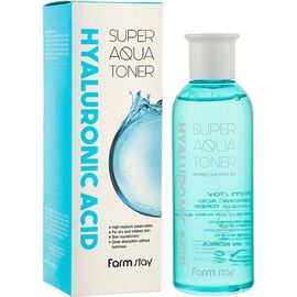 FARM STAY Hyaluronic Acid Super Aqua Toner Зволожуючий тонер з гіалуроновою кислотою, 200 мл, image 
