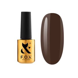 F.O.X Гель лак Spectrum №093 (темний шоколад, емаль), 7 мл, № гель лаку: 093, Об'єм: 7 мл, image 