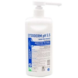 LYSODERM ph 5.5 Професійна емульсія для рук на водній основі, 500 мл, Об'єм: 500 мл, image 