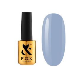 F.O.X Гель лак Spectrum №100 (сіро-блакитний, емаль), 7 мл, № гель лаку: 100, Об'єм: 7 мл, image 