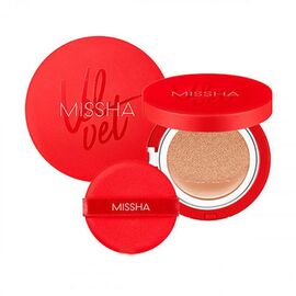 MISSHA Velvet Finish Cushion SPF50+/PA+++ Тональний кушон No.21, 15 г, Відтінок: №21, Об'єм: 15 г, image 