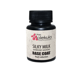 MOLEKULA Base rubber Silky Milk Каучукова база Шовкове молоко, 30 мл, Відтінок: Silky Milk, Об'єм: 30 мл, image 