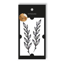 Tattooshka Тату для тіла "Дві гілочки" - L-18, image 