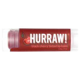 HURRAW! Black Cherry Tinted Lip Balm Бальзам для губ з ароматом вишні (червоний відтінок), 4.8 г, Аромат: Black Cherry, image 