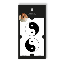 Tattooshka Тату для тіла "Інь янь" - L-34, image 