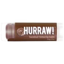 HURRAW! Hazelnut Tinted Lip Balm Бальзам для губ з ароматом фундука (шоколадний відтінок), 4.8 г, Аромат: Hazelnut Tinted, image 