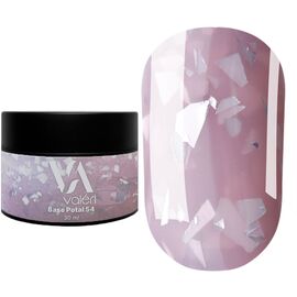 VALERI Rubber Base French Камуфлююча база з поталлю №54, 30 мл, Відтінок: 054, Об'єм: 30 мл, image 