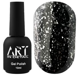 ART Shell Top Silver Топ з срібними пластівцями, 10 мл, Відтінок: Silver, Об'єм: 10 мл, image 