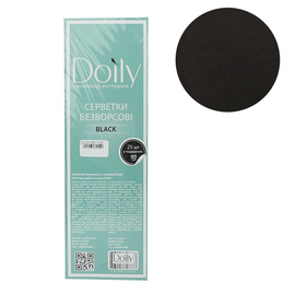 DOILY Серветки безворсові у коробці 4,5х6,5 см (425 шт/кор) Колір: чорний, image 
