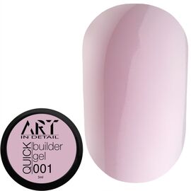 ART QUICK Builder Gel №001 Гель для нарощення, 5 мл, Об'єм: 5 мл, Колір: 001, image 