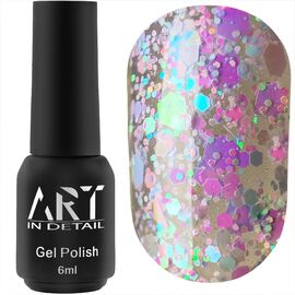 ART Гель лак Confetti №C003, 6 мл, Відтінок: 003, Об'єм: 6 мл, image 