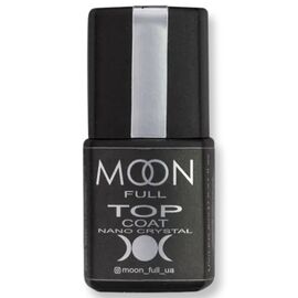 MOON FULL TOP Nano Crystal (стійкий до царапин) без ЛШ, 8 мл, Об'єм: 8 мл, image 