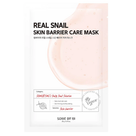 Some By Mi Real Snail Skin Barrier Care Mask Тканинна маска з муцином равлика, 20 г, image 