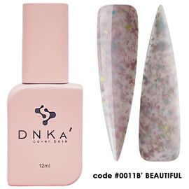 DNKa Cover Base Камуфлююча база №0011B Beautiful, 12 мл, Об'єм: 12 мл, image 