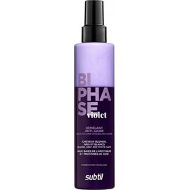 SUBTIL Biphase Violet Instant Detangling Care Двофазний спрей-кондиціонер миттєвої дії для світлого волосся, 200 мл, image 