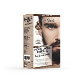 Renee Blanche Moustache&Beard Black Фарба для бороди та вусів Чорна, 20 мл, image 