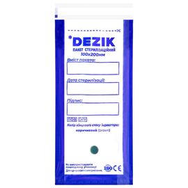DEZIK Крафт-пакет для стерилізації ПРОЗОРИЙ 100х200, 1 шт, Кількість: 1 шт, image 