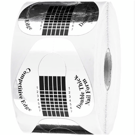 STARLET PROFESSIONAL Форми для нарощування СРІБНІ, 500 шт, image 