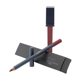 ADEN Набір №32 Рідка матова помада 32 Spice + олівець №32, image 