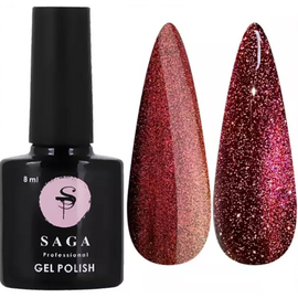 SAGA Гель лак Cat Chameleon №15, 10 мл, Відтінок: 015, Об'єм: 8 мл, image 