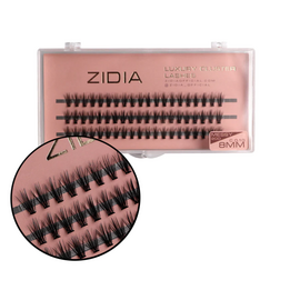 ZIDIA Cluster lashes Вії пучкові 20D MESSY C 0,10х8 mm, 3 стрічки, image 