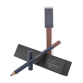 ADEN Набір №25 Рідка матова помада 25 + олівець №29, image 