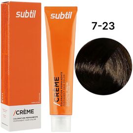 SUBTIL Creme Стійка крем-фарба для волосся 7-23 Блондин перламутровий золотистий, 60 мл, Об'єм: 60 мл, Відтінок: 7/23, image 