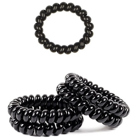 Резинка силіконова велика пружинка (чорна), 1 шт, image 