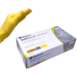 SAFE TOUCH Advanced Рукавички нітрилові YELLOW (XS), 100 шт/уп (3.5 г), Розмір: XS, Кількість: 100 шт, Колір: YELLOW, image 