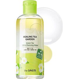 THE SAEM Healing Tea Garden Green Tea Cleansing Water Міцелярна вода з екстрактом зеленого чаю, 300 мл, image 