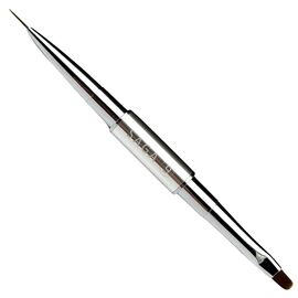 SAGA Пензель двохстороннній №9 (для гелю+для розпису середній), image 