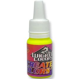 Wicked Color Fluorescent Yellow Фарба для аерографії жовта, 10 мл, image 