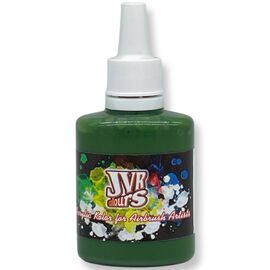 JVR Revolution Kolor Фарба для аерографії №123 - непрозора зелена із ягід крушини - 30 мл, image 