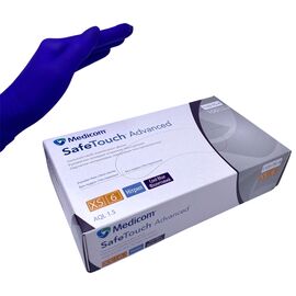 SAFE TOUCH Advanced Рукавички нітрилові VIOLET (XS), 100 шт/уп (3.5 г), Розмір: XS, Кількість: 100 шт, Колір: VIOLET, image 