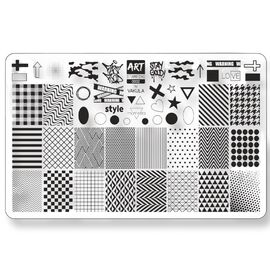 ART Stamping Пластина для стемпінгу Large 0002, №: 0002, image 