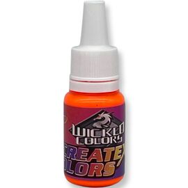 Wicked Color Fluorescent Orange Фарба для аерографії оранжева, 10 мл								, image 