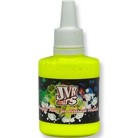 JVR Revolution Kolor Фарба для аерографії FLUO №401 жовта - 30 мл, image 