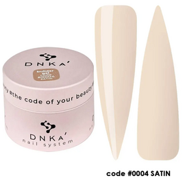 DNKa Builder Gel Моделюючий гель #0004 Satin (бежевий), 30 мл, Об'єм: 30 мл, Колір: Satin, image 