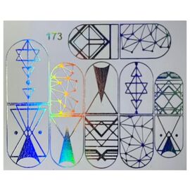 NEWMAX SLIDER Слайдер-дизайн 173D (срібло голограма), image 