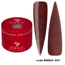 DNKa Cover Base Камуфлююча база №0005A Hot, 30 мл, Об'єм: 30 мл, image 