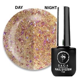 SAGA Fiery Base Світловідбиваюча база №8, 9 мл, Відтінок: №8, Об'єм: 8 мл, image 