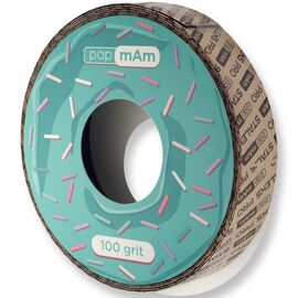 STALEKS PRO PapmAm Запасний блок білої файл-стрічки для пластикової катушки 100 гріт (6 м) - ATSC-100w, Абразивність: 100 грит, Кількість: 6 м, image 