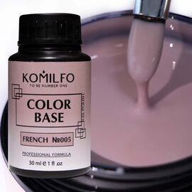 KOMILFO Color Base French 005, 30 мл (бочка), Відтінок: 005, Об'єм: 30 мл, image 