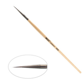 MILEO Пензель-лайнер №000 (штучний ворс), image 