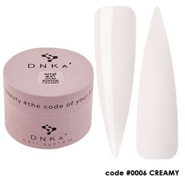 DNKa Аcryl Gel Акрил гель #0006 Creamy Кремовий, 30 мл, Об'єм: 30 мл, Колір: Creamy, image 