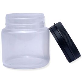 BonBon Тара з пломбою прозора/чорна кришка, 50 мл, image 